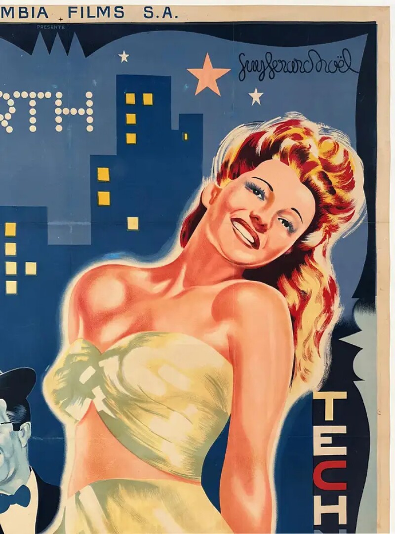 Guy Gerard Noël Vintage French Cover Girl Movie Poster Available Guy Gerard Noël Vintage French Cover Girl Movie Poster Available